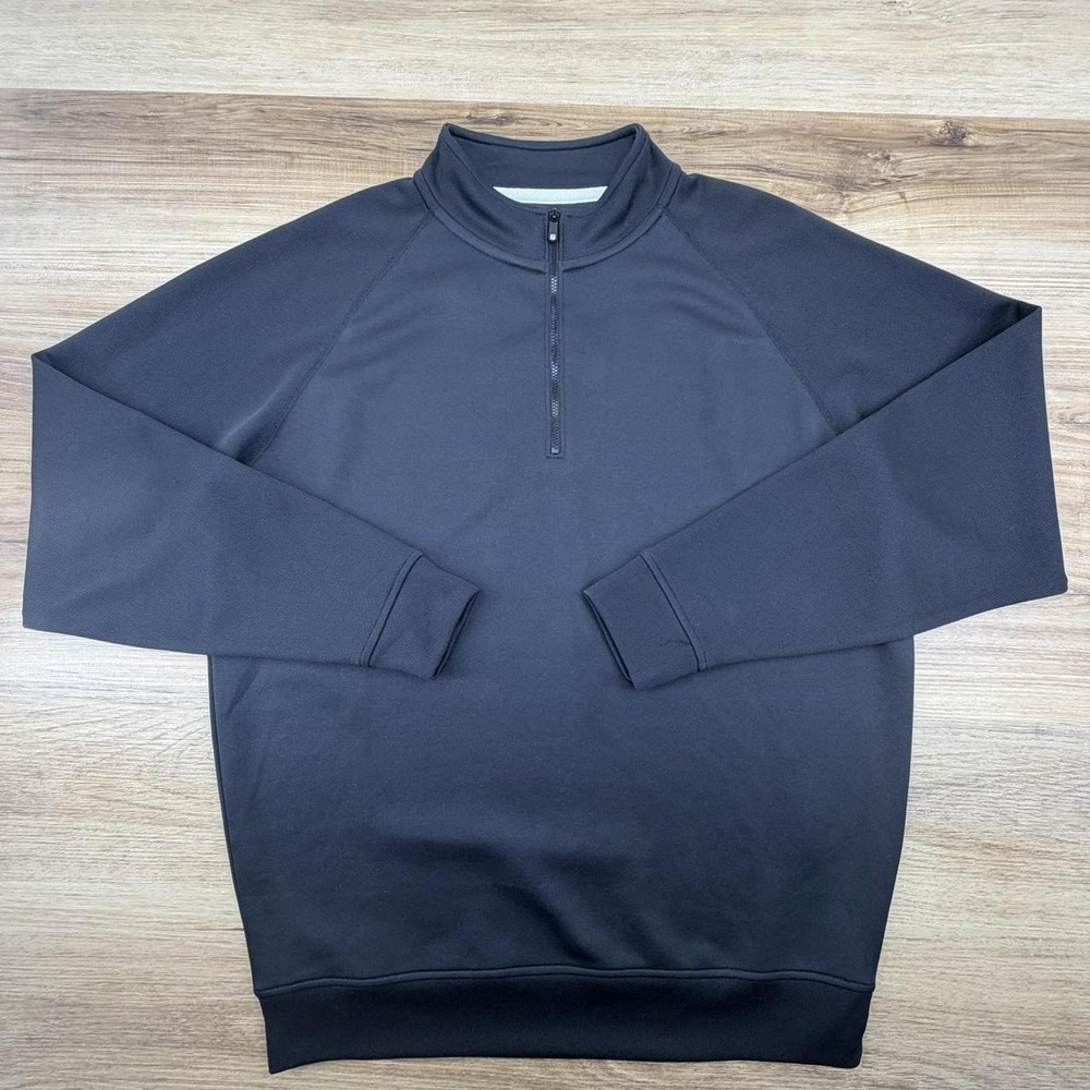 FootJoy Pullover Mens Extra Large Black 1/4 Zip Golf Stretch Performance‎